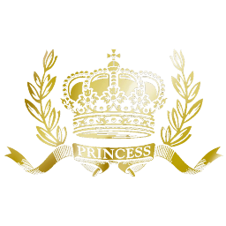 5049 - Princess - Pozlacená korunka s ratolestmi